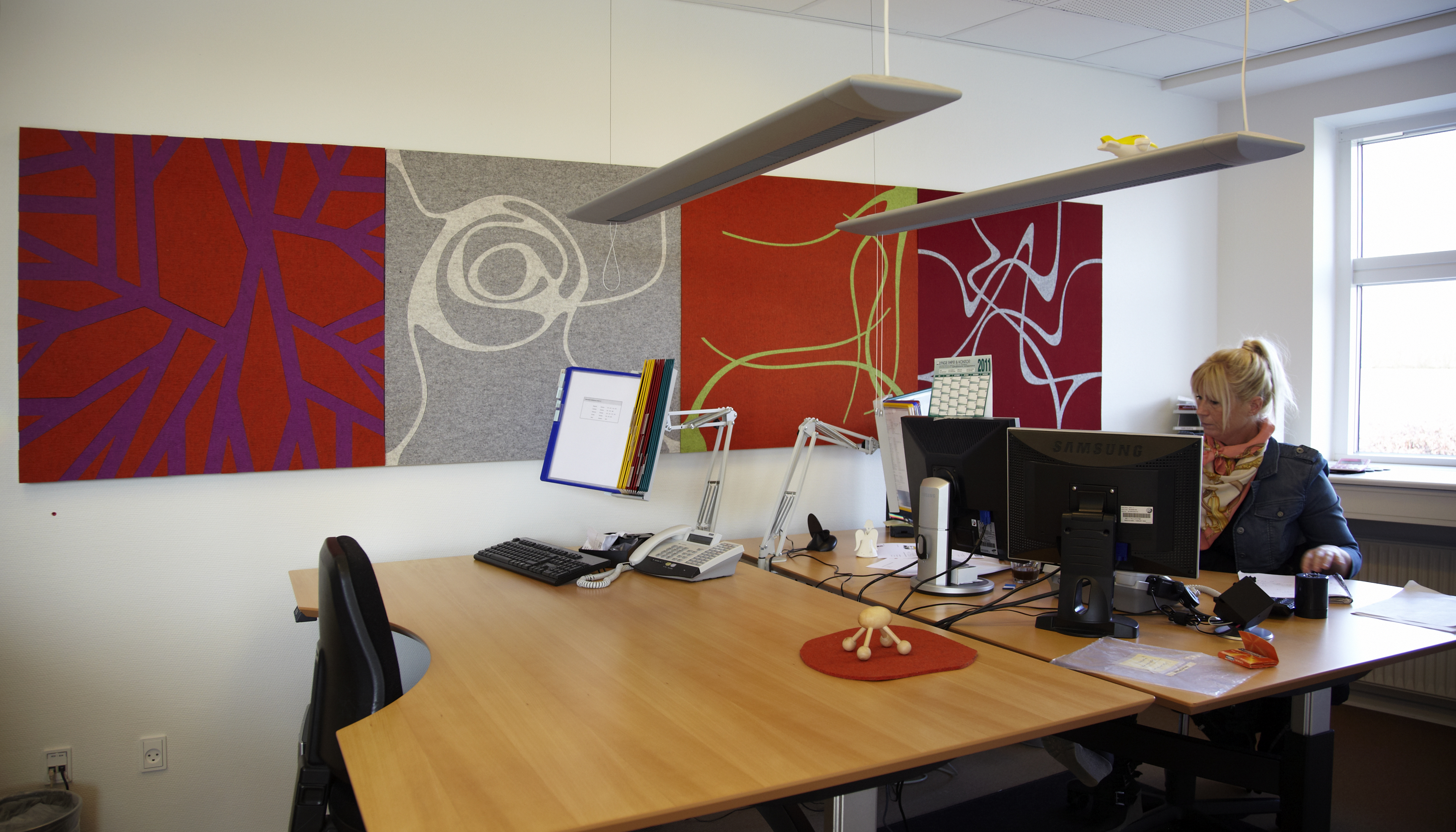 Filtmønster twister fraster kontor